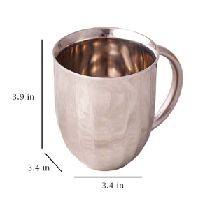 แก้วน้ำสแตนเลสแบบมีหูจับ สำหรับตั้งแคมป์ เดินทาง ท่องเที่ยว แก้วกาแฟสแตนเลส ผนังสองชั้น - Product Image 4