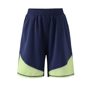 Pantalones Cortos Deportivos de Mezclilla para Niños, Casuales, de Cintura Alta, a Cuadros, Transpirables, Ligeros, de Malla, para Entrenamiento Deportivo - Product Image 1