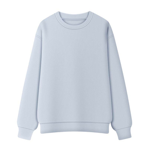 Offre spéciale haute qualité mode personnalisable coton décontracté surdimensionné épais coton plaine O cou hiver sweat 2025 - Product Image 1