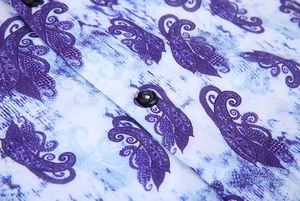 Camisa informal de verano con estampado floral para hombre, secado rápido y transpirable, estilo de vestido sostenible personalizado - Product Image 6