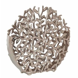 Jarrón de Metal con diseño inspirado en hojas con elegante acabado metálico florero decorativo de mesa elegante para decoración moderna del hogar - Product Image 2