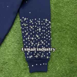 Nouveau design élégant, entièrement personnalisé, strass sur l'écran arrière, impression de haute qualité, prix de gros, sweats à capuche à fermeture éclair - Product Image 2