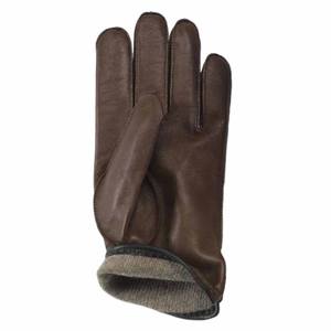 Gants d'hiver unisexes en cuir PU véritable personnalisés - Longueur poignet - Usage extérieur décontracté - Couleur personnalisée - Séchage rapide - Confortables - Personnalisables - Product Image 3