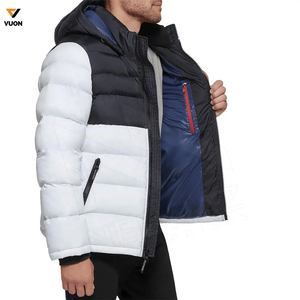 เสื้อแจ็คเก็ตขนเป็ดสำหรับผู้ชายและผู้หญิงเสื้อโค้ทแบบมีซิปยาวมีฮู้ดสำหรับฤดูหนาว - Product Image 4