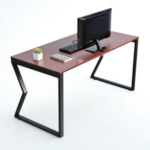 MConcept HBMC005 140x70cm Modern Minimalist Sit <b>Stand</b> <b>Desk</b> Office Furniture with Assembled Iron Legs for Bedroom Use - Product Image 1