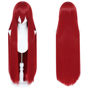 <span class=keywords><strong>Parrucca</strong></span> Cosplay <span class=keywords><strong>Lunga</strong></span> 100cm, Liscia, <span class=keywords><strong>Blu</strong></span>, Rossa, Bianca, Viola, Bionda, <span class=keywords><strong>Parrucca</strong></span> per Feste, Capelli Sintetici - Product Image 4