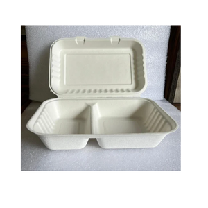 กล่องอาหารพลาสติกแบบใช้แล้วทิ้งรักษ์โลก ลดราคาพิเศษ บรรจุภัณฑ์อาหารแบบยั่งยืน พร้อมฝาปิด สำหรับบรรจุอาหาร โซลูชั่นส่งเสริมการขาย - Product Image 1