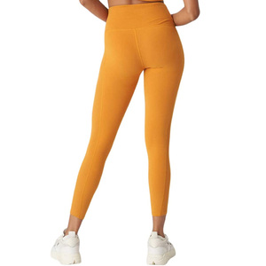 OEM mujeres transpirable antibacteriano cómodo energía mallas elásticas cintura media sin costuras de punto verano entrenamiento Push Running - Product Image 6