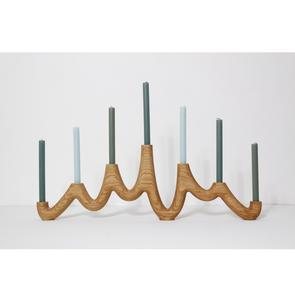 Porte-bougie menorah de qualité industrielle pour décoration de Noël, centre de table de mariage, chandelier, décoration d'intérieur - Product Image 4