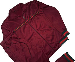 Nouveau survêtement d'hiver personnalisé imprimé, pantalon de jogging oversize coupe-vent en nylon avec cordon de serrage, ensemble de survêtement pour homme - Product Image 1