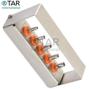 ชุดเจาะเนื้อเยื่อฟันชุด5ชิ้นพร้อมที่ใส่ Bur เครื่องมือผ่าตัดทางทันตกรรมคุณภาพสูง - Product Image 6