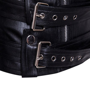 Chaqueta de invierno para hombre con cuello levantado personalizado de la mejor calidad, modelo superior de cuero genuino, lona impermeable, transpirable, estilo más Popular - Product Image 4