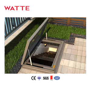 Personalizado Automático Top Pendurado Furacão Prova De Vidro Telhado Clarabóia Elétrica Aberta Stairway Acesso <span class=keywords><strong>Hatch</strong></span> Flat <span class=keywords><strong>Roof</strong></span> Windows