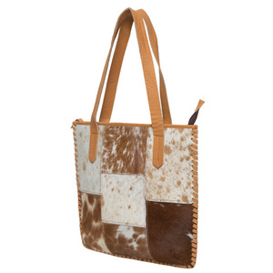 High Quality Women's Bohemian Cowhide Leather Shoulder Bag High Quality Genuine Leather <b>Concealed</b> Carry with Tassel Decoration - Product Image 2