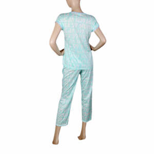 Conjunto de Pijama de 2 Piezas para Mujer - Cian - Product Image 4