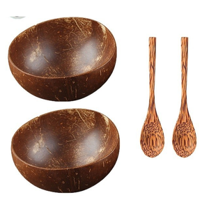 Cuencos de Coco Pulidos Ecológicos y Duraderos, Personalizados, Baratos, al por Mayor, Naturales, para Servir Ensaladas, Vajilla - Product Image 6