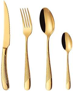 Juego de Cubiertos de diseño único de alta tendencia, suministros para restaurante, cucharas decorativas para fiesta de boda real y tenedor de cocina - Product Image 4