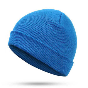 Wholesale Unisex Solid Color Winter <b>Warm</b> Beanie <b>Hat</b> Fashionable Knit Custom Logo Multi-Color Customizable Logo <b>for</b> <b>Men</b> And Women - Product Image 1