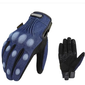 Unisex Leather Racing Motorcycle <b>Gloves</b> Winter Waterproof Warm <b>Touchscreen</b> Compatible Protective Gear for Outdoor Sports Bikers - Product Image 1