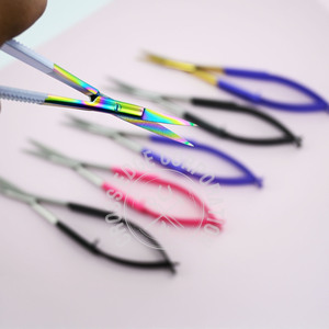 Tijeras de Seguridad para el Cuidado de las Cutículas, de Doble Acción, de Acero Inoxidable, con Filo Afilado, para Recortar Cejas y Pestañas - Product Image 1