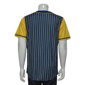 Custom Mens Baseball Uniform <b>Shirt</b> <b>Half</b> <b>Sleeve</b> Button Closure Breathable Polyester Team Wear OEM Pakistan - Product Image 3