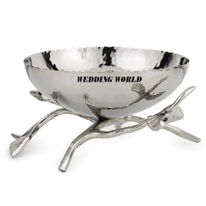 Bol à chocolat martelé en métal, forme ronde, fait à la main, bol à bonbons, design classique et élégant, bol à chocolat design - Product Image 1