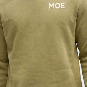 Sweat-shirt à col rond minimaliste personnalisé pour homme, en coton uni, polaire, personnalisable, GSM, pull décontracté, streetwear pour homme, pour l'hiver - Product Image 3