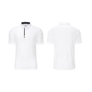 2025 High Quality Wholesale Summer Soft T shirt Work Clothes Men's Navy <b>Blue</b> Golf 100% Polyester Jersey Premium - Product Image 3