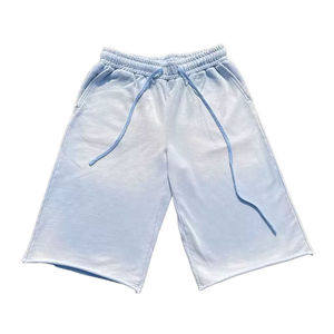 <b>Shorts</b> French Terry Patch Breathable 100% Cotton Streetwear <b>Vintage</b> Sun Acid Wash <b>Shorts</b> for <b>Men</b> 2026 - Product Image 4