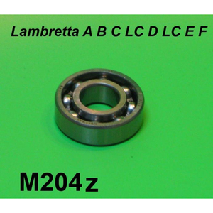 Roulement de vilebrequin principal de haute qualité (6203) pour Lambretta A+B+C+LC+D+LD+E+F, essentiel pour le mécanisme de vilebrequin de moto Injusa - Product Image 1