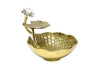 Bol de service élégant en aluminium moulé, fait main, à motif texturé personnalisé, résistant au lave-vaisselle, non toxique, durable, pour buffet et présentation festive