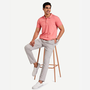 เสื้อยืดคอกลมแขนสั้นผู้ชายไซส์ใหญ่พิเศษระบายอากาศได้ดีสีพื้นผ้าคอตตอน100% ใหม่ฤดูร้อน - Product Image 6