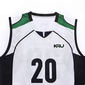 Uniforme de volley-ball unisexe personnalisable et respirant, fabriqué avec un matériau anti-humidité qui garde au frais et au sec pendant les matchs - Product Image 3