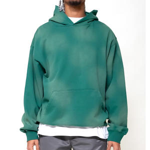 Sudaderas con Capucha de Algodón 100% de Secado Rápido y Transpirables, Diseño Nuevo, Lavado Ácido Desteñido al Sol, Fabricación al por Mayor - Product Image 1