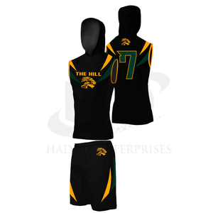 Vêtements de football américain vierges personnalisés T-shirt de sport athlétique en maille Maillot de rugby Maillot d'uniformes pour la fête - Product Image 3