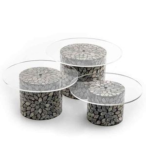 Présentoir rond de dessert en nacre de Ramadan parfait pour les gâteaux, les pâtisseries et les présentations de fête - Product Image 4