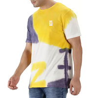 T-shirt à manches courtes pour homme de haute qualité, noir uni, logo personnalisé imprimé, coton/fibre de bambou, respirant, séchage rapide, tissu tricoté