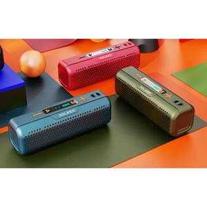 Suono forte rosso portatile per altoparlante con Radio FM Display LCD Cina origine universale compatibilità per la maggior parte dei telefoni cellulari - Product Image 3