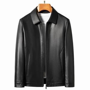 2025 chaquetas personalizadas para hombre, ropa informal, recién llegados, chaquetas para hombre, chaqueta de cuero de diseño de moda de alta calidad para hombre - Product Image 4