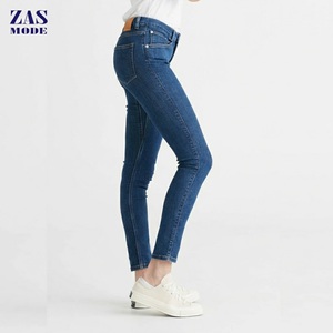 Vaqueros de mezclilla vintage personalizados, estilo INS, de cintura alta, para mujer, con cremallera y botones, pantalones de mezclilla, ¡gran oferta! - Product Image 1