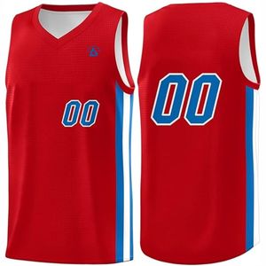 Camiseta de baloncesto atlética de talla grande para hombre, camiseta de secado rápido de malla Reversible, camiseta individual, técnicas impresas, diseño transpirable - Product Image 1