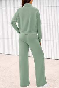 Conjunto Deportivo Casual Premium para Mujer, Lavado Ácido, Corte Regular, Sudadera con Capucha y Pantalones Jogger, 100% Algodón, Secado Rápido, Transpirable, para Invierno - Product Image 5