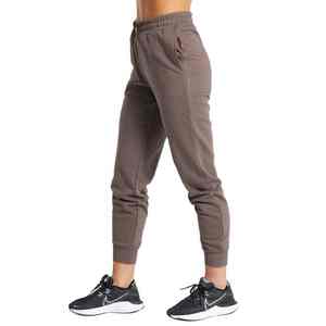 Pantalones Deportivos de Cintura Media y Pierna Ancha para Mujer, al por Mayor, Ropa Deportiva ÚNICA, de Algodón, con Cierre de Cordón Elástico, para Invierno - Product Image 4