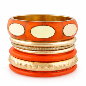 Brazalete Étnico de Moda, Pulido, Hecho a Mano, con Toque Antiguo, Natural - Product Image 1