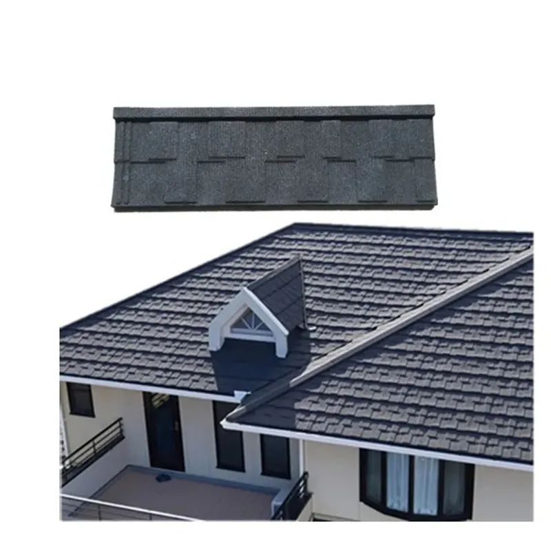 Factory price color coating Stone metal Roofing tile GI galvanized steel roof tile