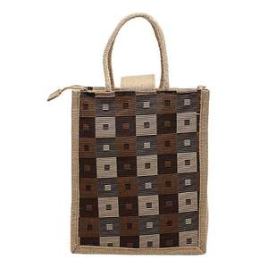 Bolsa de yute Bolsas de compras de Yute natural con estilo de calidad superior reutilizables ecológicas para uso diario - Product Image 5