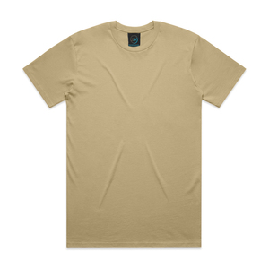 Khaki Color Regular Fit 100% Cotton T-Shirts <b>Men</b> Custom Options SHH Pakistan Exporter Colorful <b>Stretch</b> Fabric Print Bulk - Product Image 1