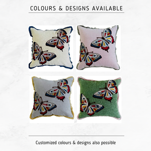 Exportateur mondial vendant des housses de coussin décoratives brodées à la main 100% coton pour un usage domestique adaptées à toutes les saisons - Product Image 5