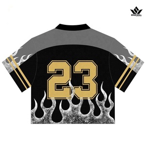 เสื้อบาสเก็ตบอลคอวี แขนสั้น แบบซับลิเมชั่น ผ้าโพลีเอสเตอร์ตาข่าย 300GSM ระบายเหงื่อได้ดี สำหรับผู้ใหญ่ ทุกเพศ ทุกวัย เหมาะสำหรับทีมกีฬา - Product Image 6