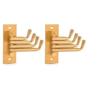 ที่แขวนผนังดีไซน์สวยงามตะขอแขวนผนังทำจากทองเหลืองพร้อมเปลือกดีไซน์ชุบทอง - Product Image 4